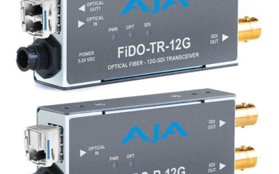AJA Fido 12G 4K Fiber Extender Kit (300M fiber cable)