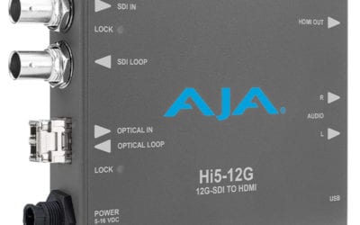 AJA (HI5-12G) 12G to HDMI 2.0 Converter