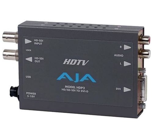 AJA HDP2 HD/SD-SDI TO DVI-D CONVERTER HDTV 