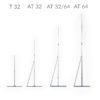 AV Stumpfl Small Screen Legs (Pair)