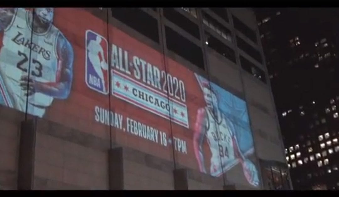 Visual Word Systems & Bravo Media – Projection Mapping NBA All-Star Game 2020
