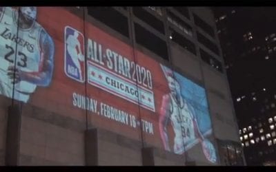 Visual Word Systems & Bravo Media – Projection Mapping NBA All-Star Game 2020