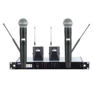 shure ulx-d dual microphone kit with base unit