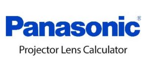 panasonic projection lens calculator