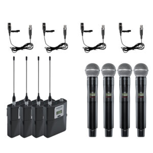 Shure Axient microphone transmitter and receiver set