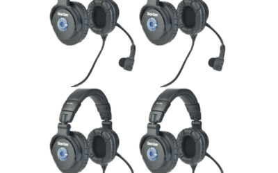 Clear-Com CC-400-X4 Headsets | 4-Pack (No Belt Pack)