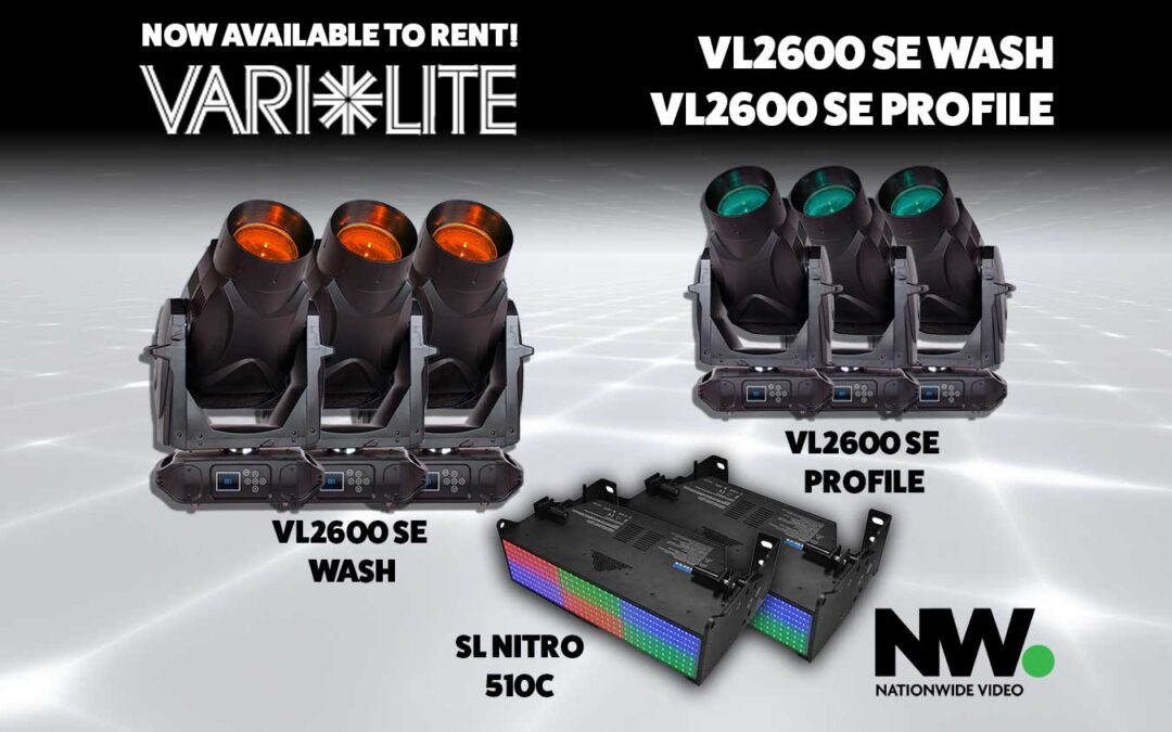 Nationwide Video Introduces New Vari-Lite Product Line to Rental Inventory