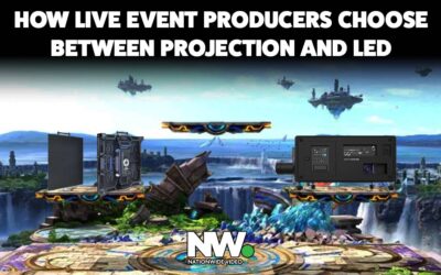 How Live Event Producers Choose Between Projection and LED!